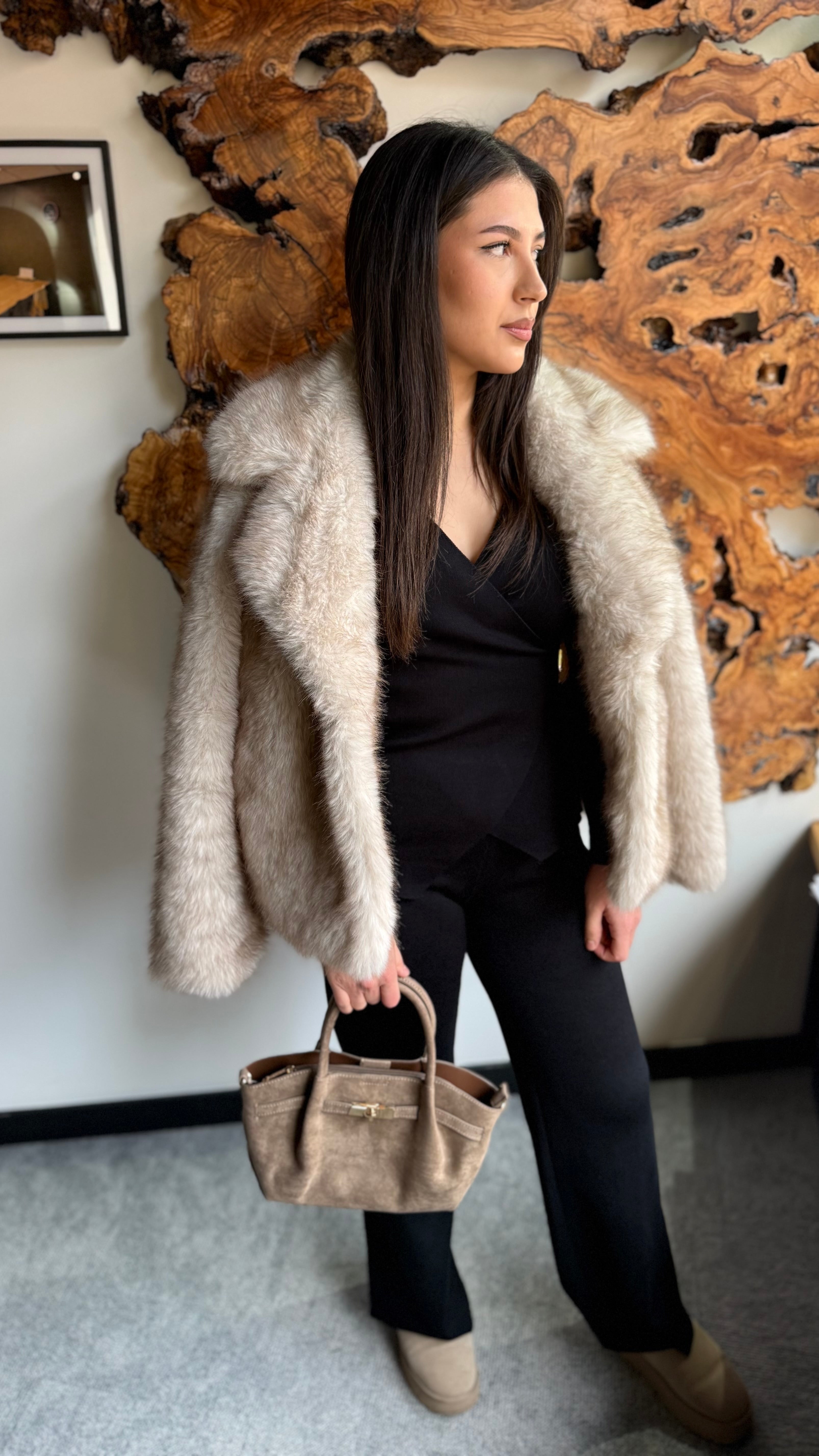 Ensemble Tricot Rayé